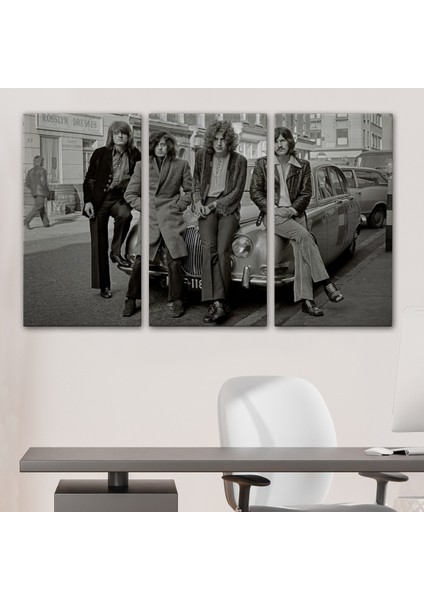 LED Zeppelin Efsanesinin Arabası John Bonham Kanvas TABLO-5407