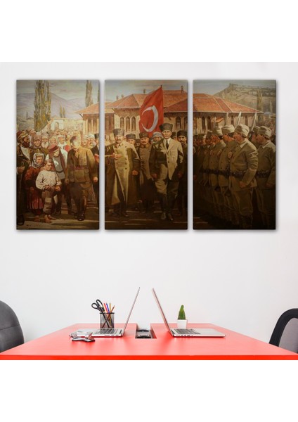 Atatürk'ün Tbmm’den Cepheye Uğurlanma TABLOSU-6552 modelleri