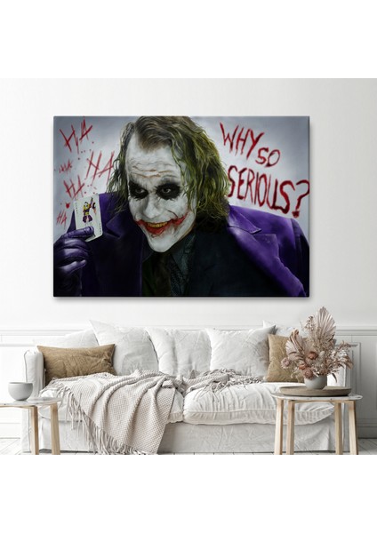 Why So Serious Joker TABLOSU-6618 fiyatları