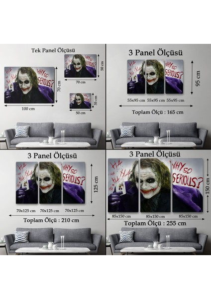 Why So Serious Joker TABLOSU-6618 fırsatları
