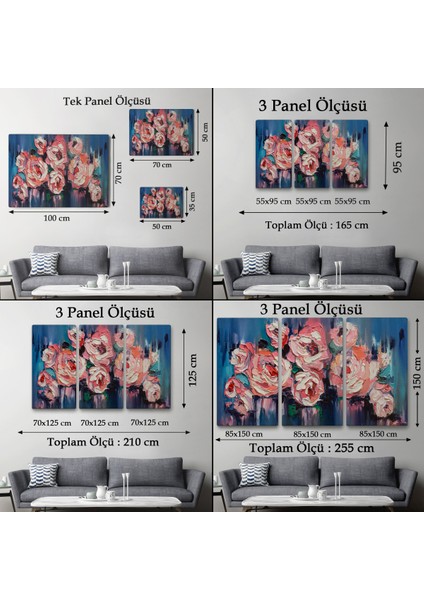 Şakayık Çiçeği Tablosu, Kanvas Duvar TABLOSU-1198 fırsatları