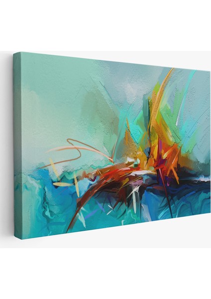 Çağdaş Sanat Soyut Yağlıboya Görünüm Dekoratif TABLO-3614