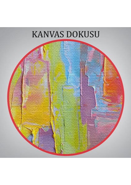 Yüksel Dokulu Soyut Yağlıboya Görünüm Dekoratif Kanvas Duvar TABLOSU-3570 indirimleri