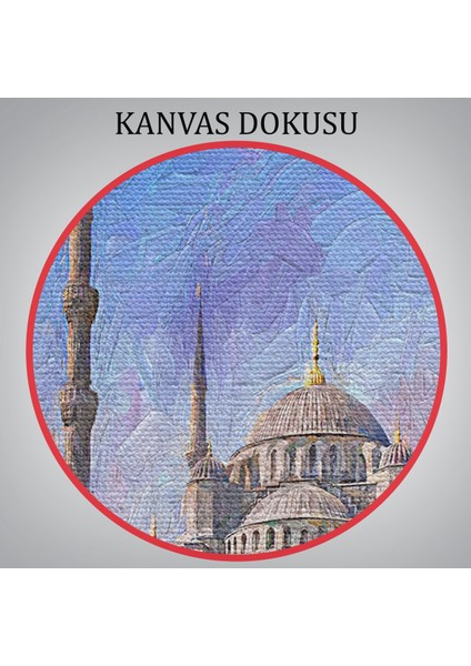 Sultan Ahmet Camii Yağlıboya Görünüm Kanvas Duvar TABLOSU-3692 indirimleri