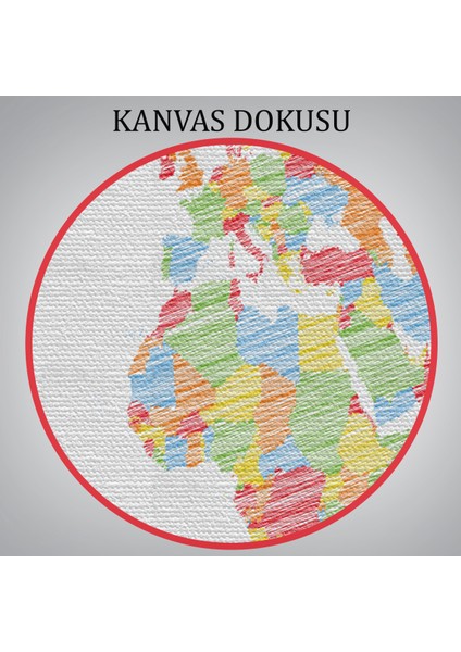 Dünya Haritası Dekoratif Kanvas Tablo 1100 indirimleri