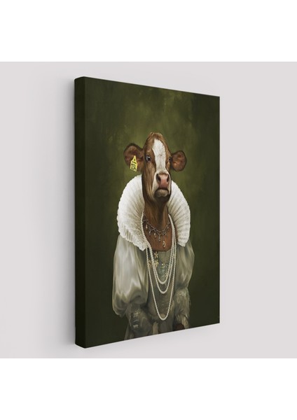Ortaçağ Soylu Dana Duvar TABLOSU-6045