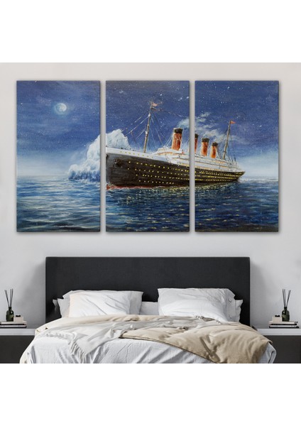 Titanik Gece Manzarası Duvar TABLOSU-1238 modelleri
