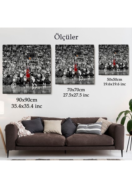 Michael Jordan Üçlük Şutu Kanvas TABLO-5171 fırsatları