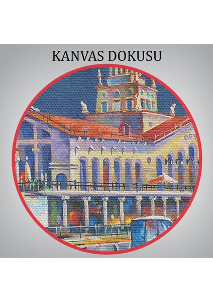 Soçhi Limanı Rusya Yağlıboya Görünüm Dekoratif Kanvas Duvar TABLOSU-3604 indirimleri