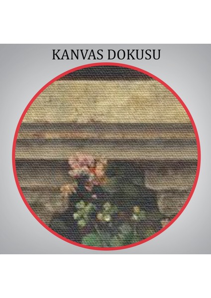 Çiçekli Balkonda Sevgilisini Bekleyen Güzel Kadın TABLOSU-6205