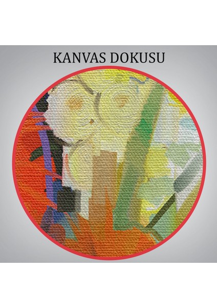 Soyut Çiçekler Yağlıboya Görünüm Dekoratif Kanvas Duvar TABLOSU-5826 indirimleri