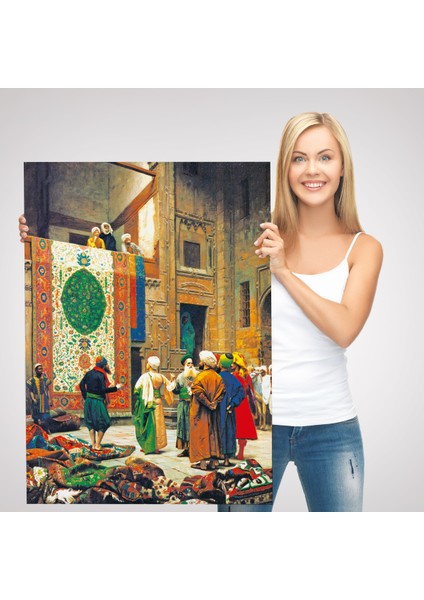 Jean Leon Gerome Halı Tüccarı duvar TABLOSU-6452 modelleri