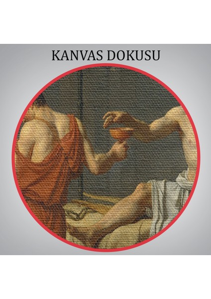 Baldıran Zehri Içen Sokrates Kanvas TABLO-3567 indirimleri