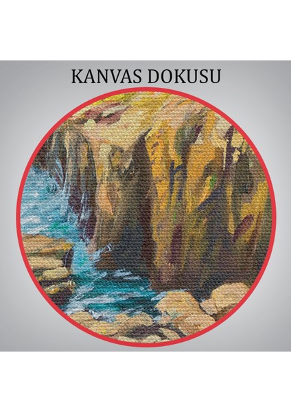 Deniz Manzaralı Dekoratif Kanvas Duvar TABLOSU-3431 indirimleri