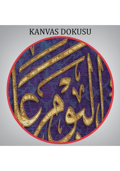 Bügün Hesap Görücü Olarak Sen Kendıne Yetersın, Yazılı Dekoratif Kanvas TABLO-3349