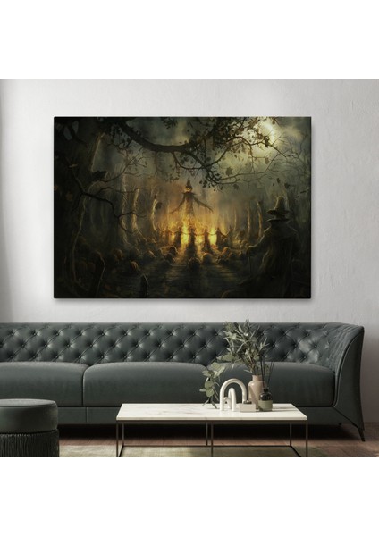 Cadılar Bayramı Partisi Korkunç Ürkütücü Duvar Dekoru TABLOSU-5194 fiyatları