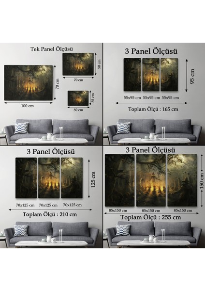 Cadılar Bayramı Partisi Korkunç Ürkütücü Duvar Dekoru TABLOSU-5194 fırsatları