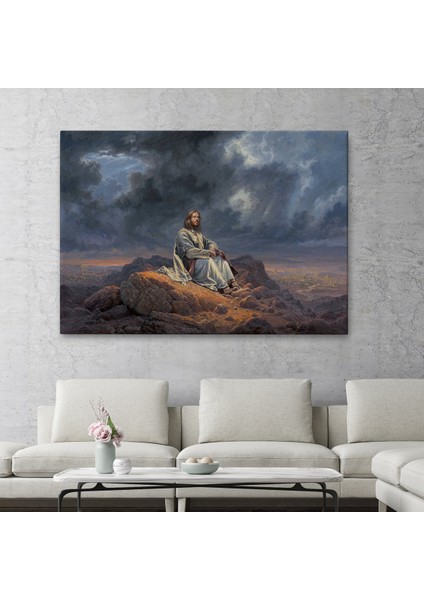 Isa Mesih Dekortif Duvar Tablosu - Jesus CHRIST-6540 fiyatları