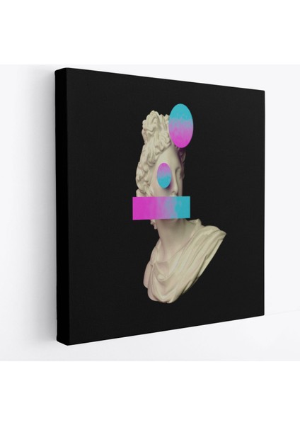 Vaporwave Tarzı Çağdaş Sanat Kanvas TABLO-5100