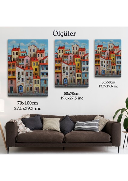 Eski Gürcistan Tiflis Şehir Manzara Tablosu -6242 fırsatları