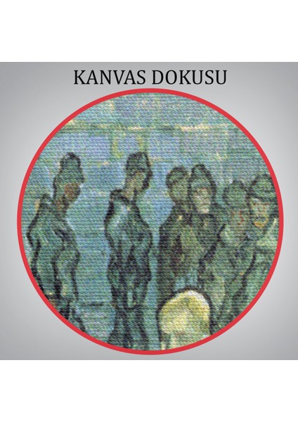 Vincent Van Gogh Tutuklular Çemberi Tablosu -6445 indirimleri