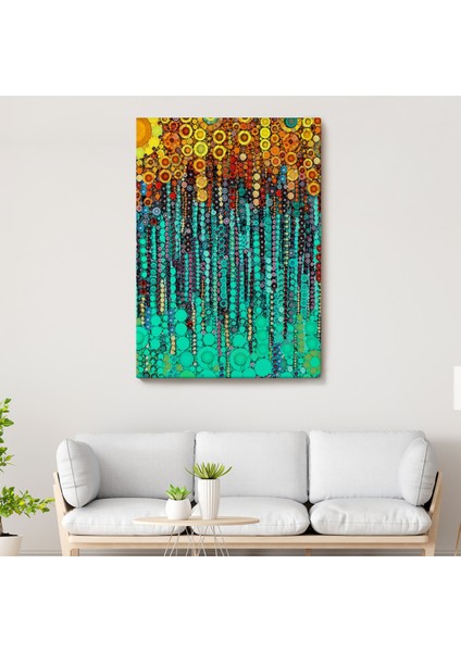 Renkli Sarmaşık Duvar TABLOSU-6101 fiyatları