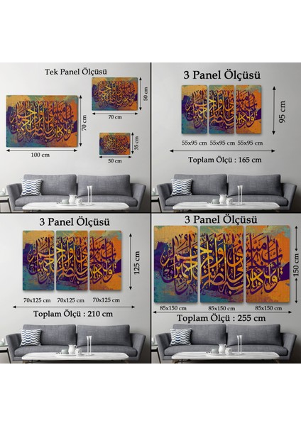 Bu Dert Gelip Beni Buldu, Sen Merhametlilerin En Merhametlisisin Ayet Kanvas TABLO-3360 fırsatları