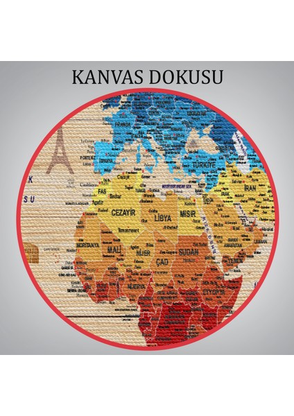 Ahşap Görünümlü Türkçe Dünya Haritası Sembollü Eğitici Dekoratif Kanvas Tablo 2891 indirimleri