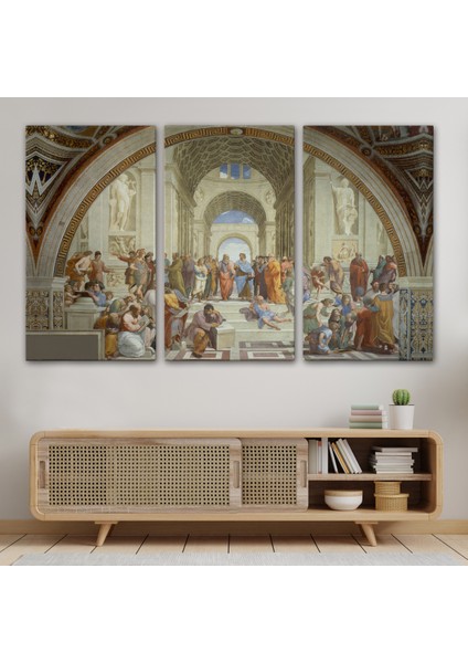 Atina Okulu Tablosu - Raffaello SANZIO-6642 modelleri
