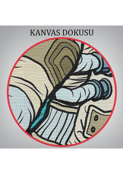 Uzaya Giden Astronot Kanvas TABLO-5073 indirimleri