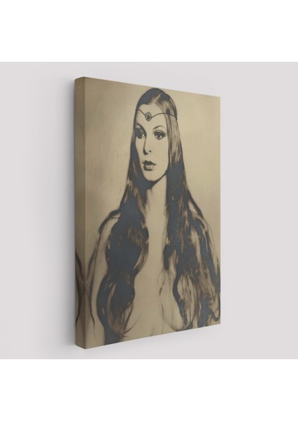 William Mortensen Circe Bir Sihir Tanrıçasıdır Kanvas TABLO-5262