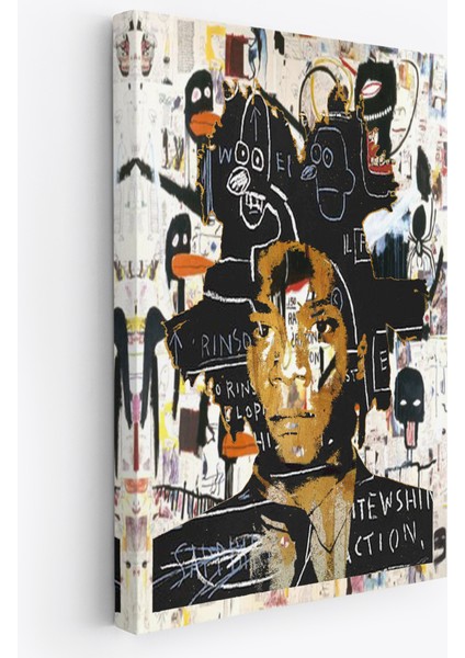Jean Michel Basquiat'ın Kendi Portresi Kanvas TABLO-4968