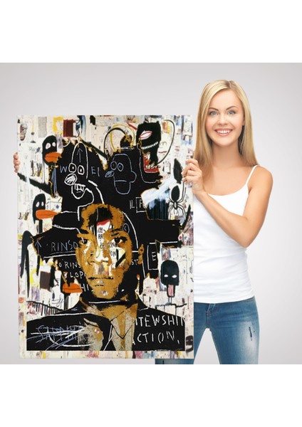 Jean Michel Basquiat'ın Kendi Portresi Kanvas TABLO-4968 modelleri