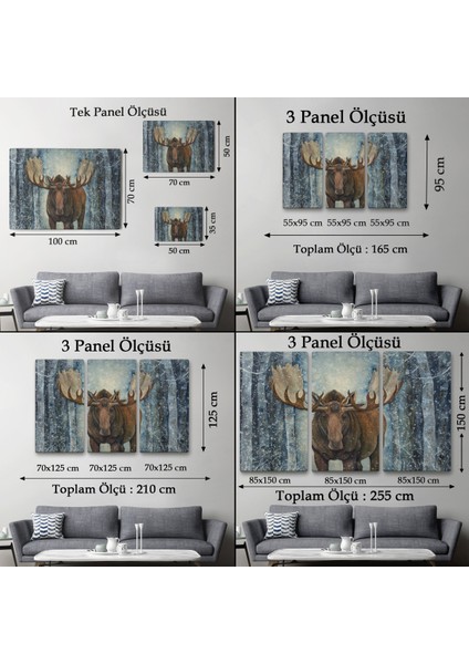 Ormandaki Geyik TABLOSU-6644 fırsatları