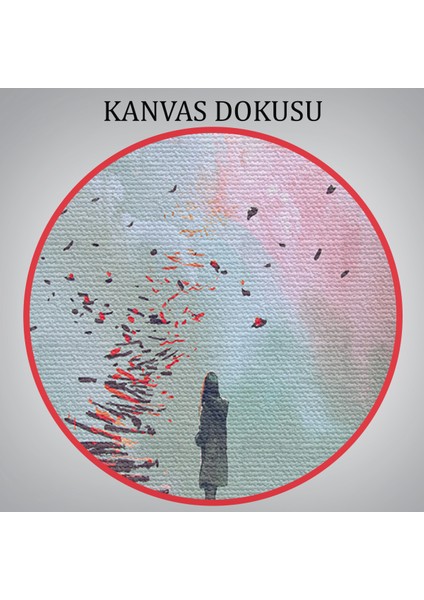 Gökyüzüne Giden Kırık Merdivenlerde Duran Genç Kadın Kanvas TABLOSU-5029 indirimleri