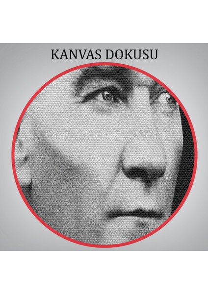 Keskin Bakışlı Atatürk TABLOSU-6635 indirimleri