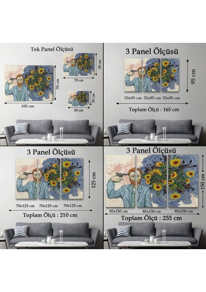 Vincent Van Gogh Gerçeküstü Intahar TABLOSU-6659 fırsatları