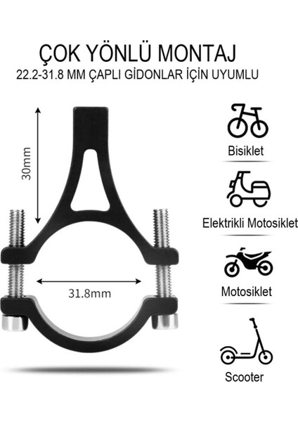 Bisiklet,elektrikli Bisiklet,motosiklet Atv Metal Telefon Tutucu fırsatları