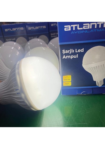 9W Şarjlı LED Ampul