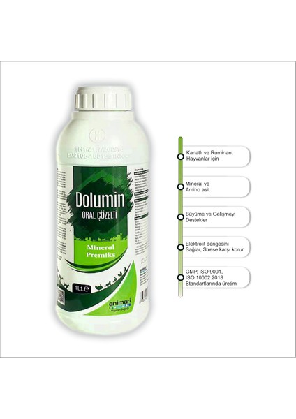 Dolumin Oral Çözelti 1 Lt Mineral Premiks