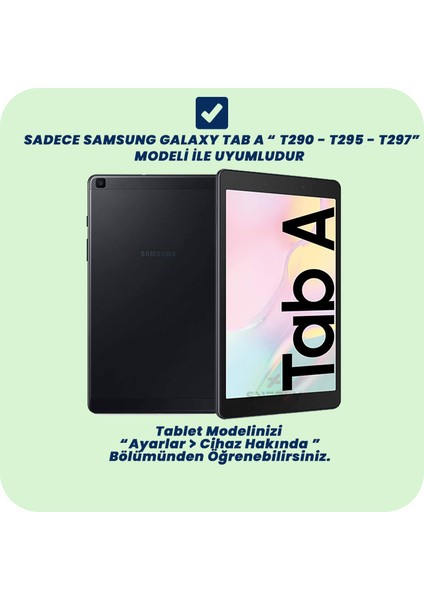 Samsung Galaxy Tab A7 Lite T220 ile Uyumlu Astroguard Uzay Yolcusu Kids Çocuk Tablet Kılıfı