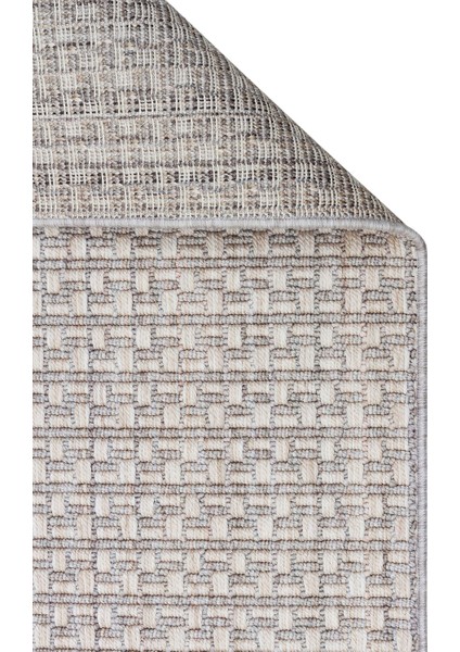 Norte Nrt 02 Beıge Grey Yumuşak Dokulu Hav Vermeyen Modern ve Şık Iskandinav Tarz Makine Dokuması Halı modelleri