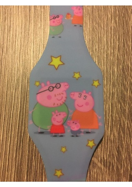 Pig Dijital Işıklı Çocuk Saati