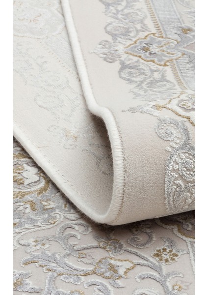 Palmıra Plm 01 Cream Grey Yumuşak Dokulu Yüksek Kaliteli Sık Dokuma Modern Makine Dokuması Halı indirimleri