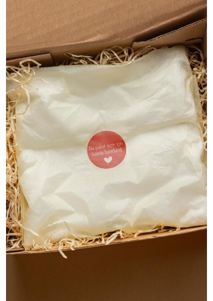 Bu Paket Sizin Için Özenle Hazırlandı Thank You Teşekkür Stickers Çıkartma PYTKSTK077