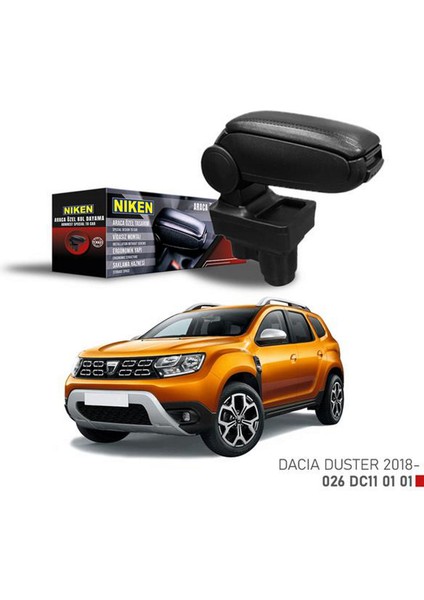 Araca Özel Kol Dayama Siyah Dacia Duster 18