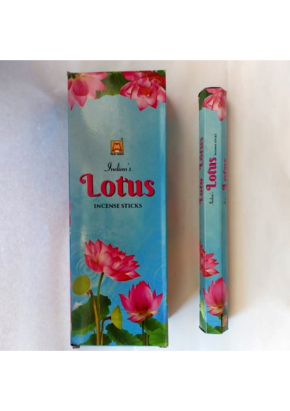 Lotus Çiçeği Kokulu 20 Adet Çubuk Tütsü - Tütsü - Lotus Tütsü - Aromalı Tütsü - Tütsü Çubuğu