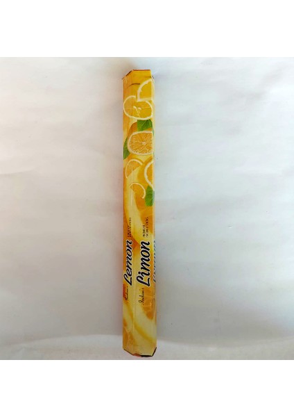 Limon Kokulu 20 Adet Çubuk Tütsü - Tütsü - Lemon Tütsü - Aromalı Tütsü - Tütsü Çubuğu