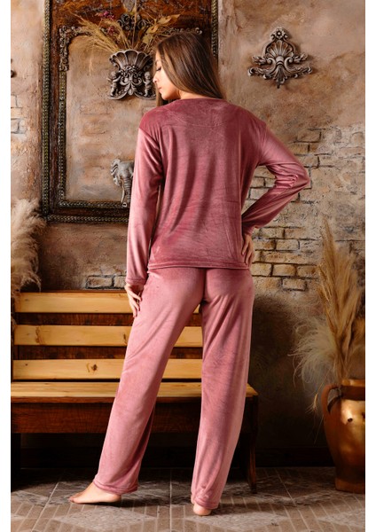 Kışlık Kadın Kadife Pijama Takımı - Süper Soft Serisi modelleri