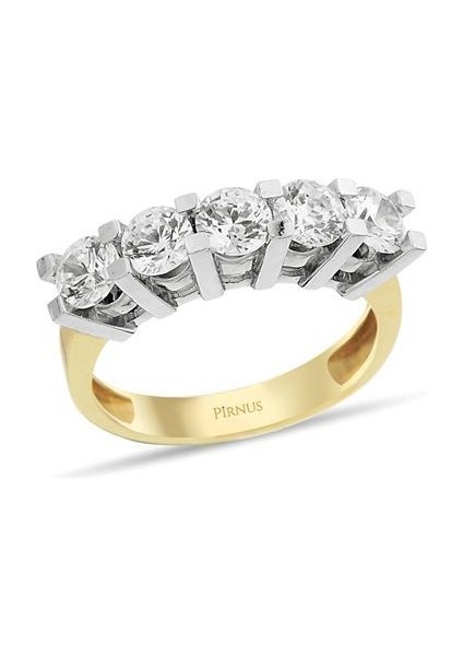 - Yüzük - 14 Ayar Altın - Gramı : 4.41